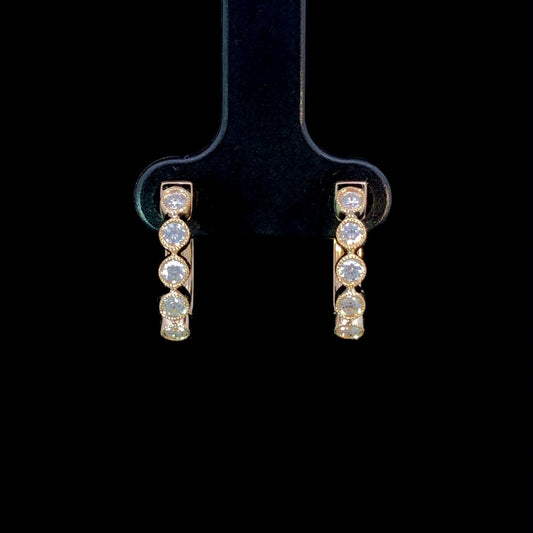 163598 - .40 ctw diamond hoops