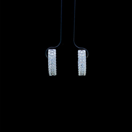 164241 - .75 ctw diamond earrings