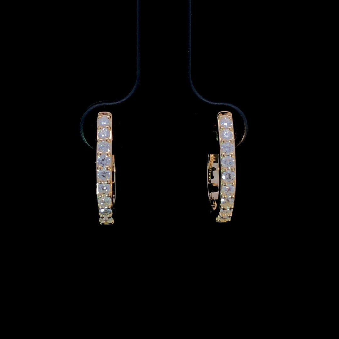 163612 - .50 ctw diamond hoops