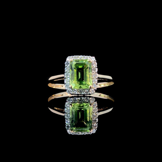 166537 - 1.00ctw peridot ring