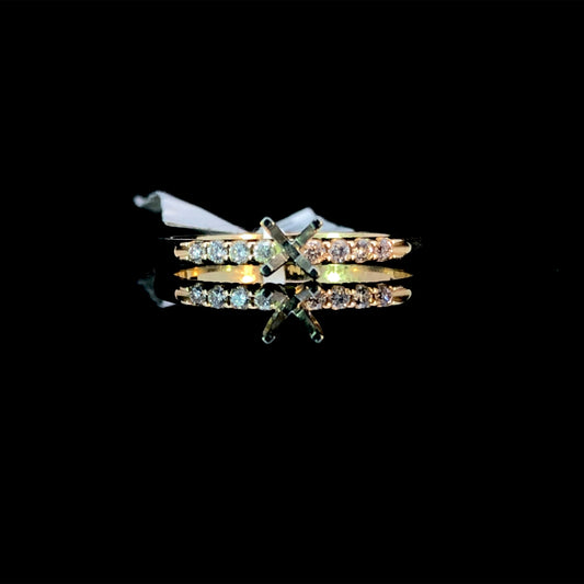 155636 - .15 ctw diamond semi mount