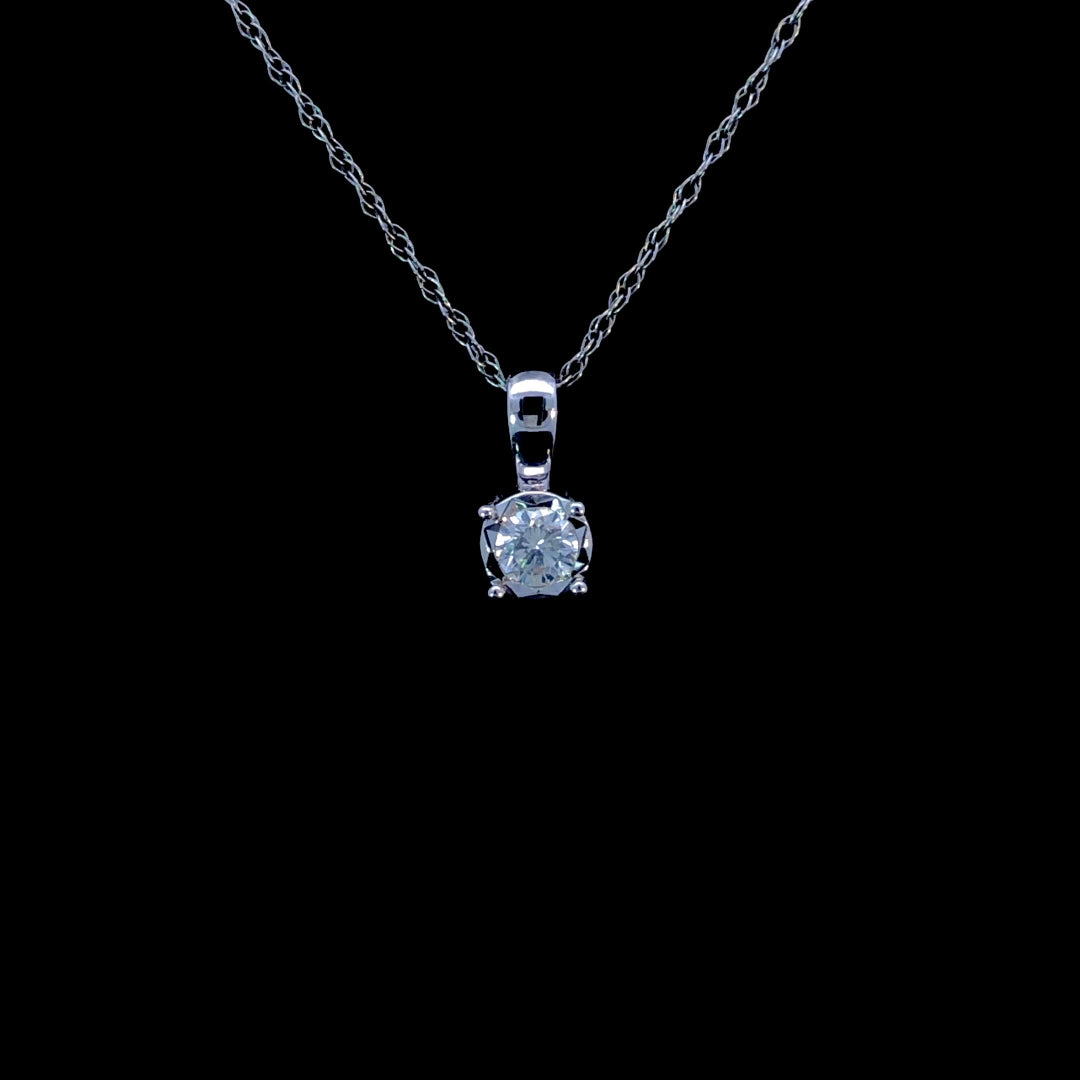165430 - .17 ctw diamond pendant
