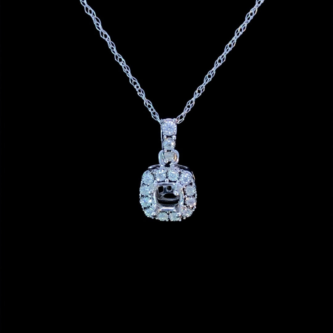 158076 - .08 ctw diamond pendant
