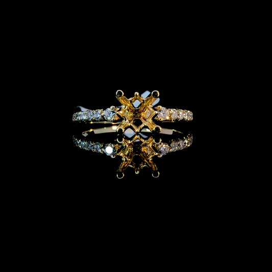 164855 - .30 ctw diamond semi mount