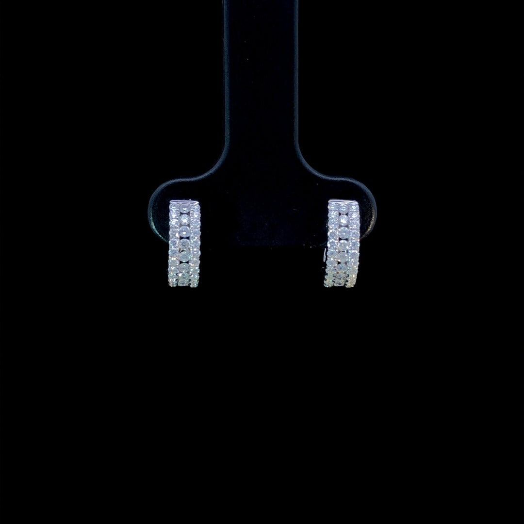 163609 - .33 ctw diamond hoops