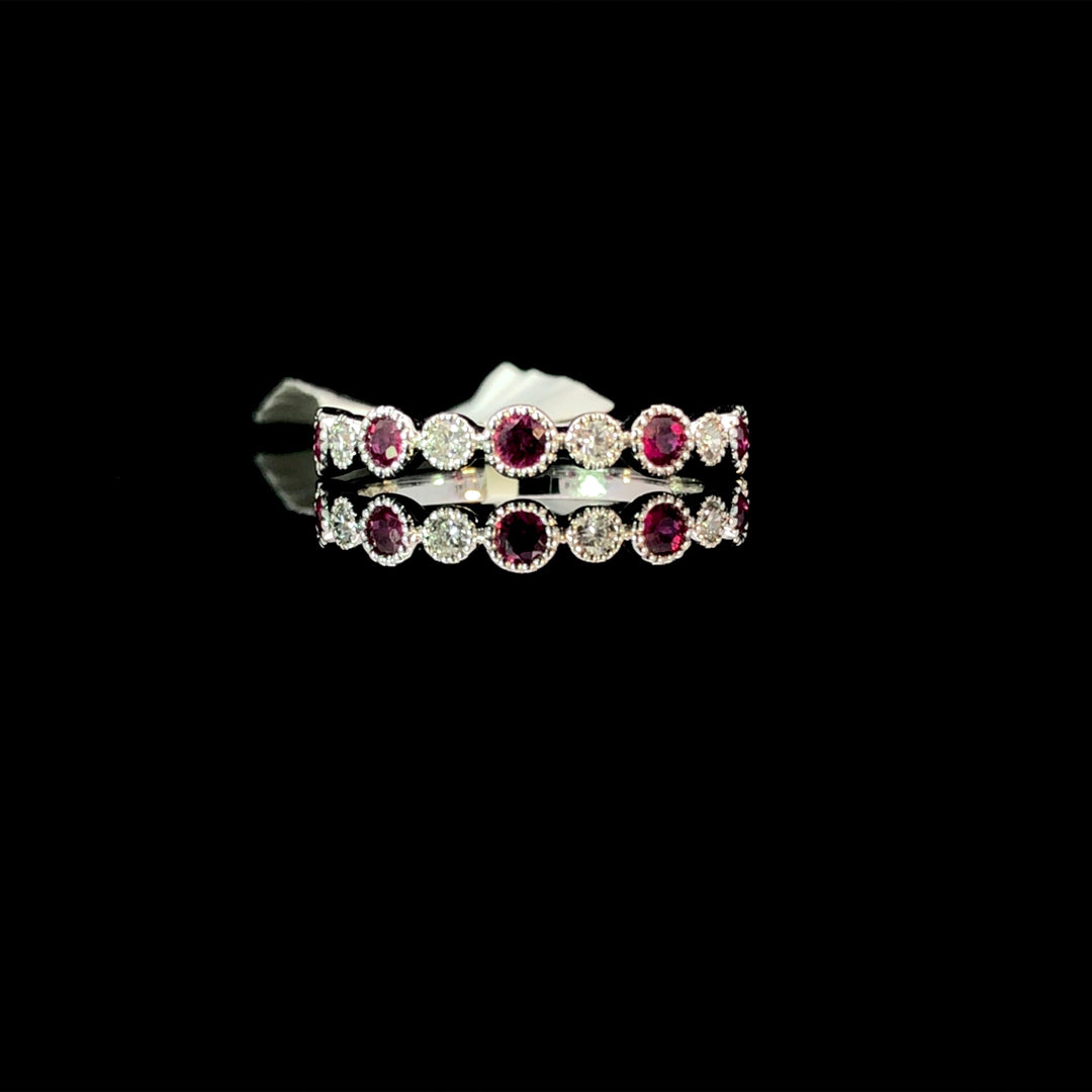 162990 - .49 ctw ruby and diamond ring