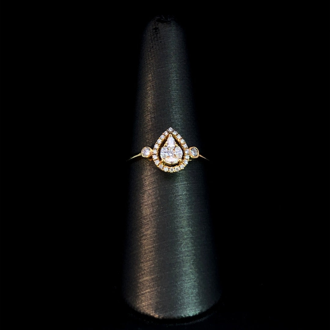 163293 - .32 ctw diamond ring