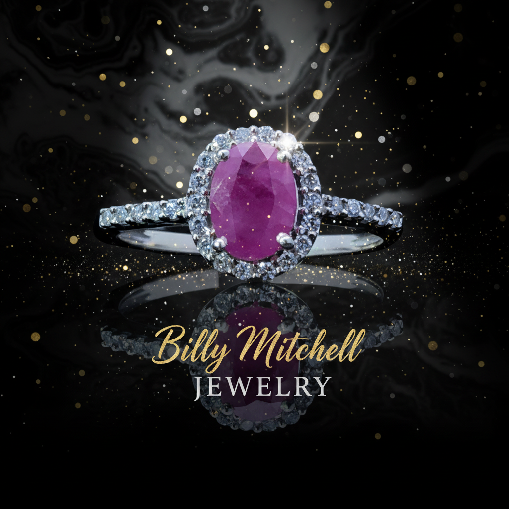 149063 - 1.16 ctw ruby and diamond ring