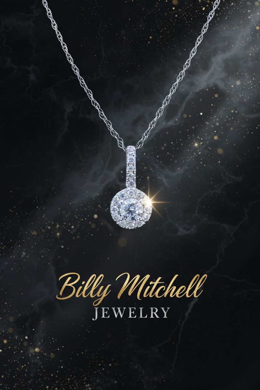 165441 - .35 ctw diamond pendant