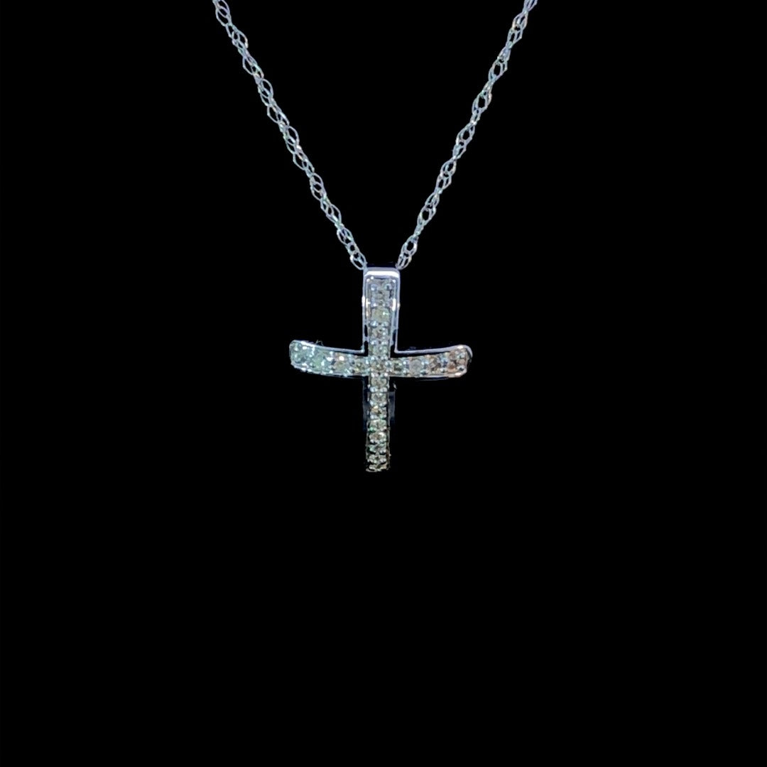 141150 - .10 ctw diamond pendant