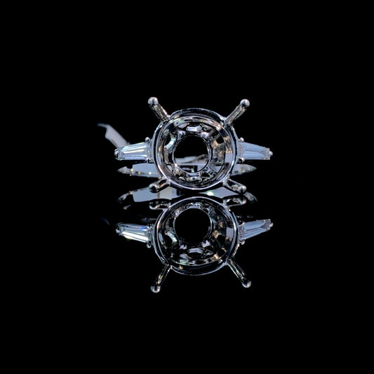 157789 - .20 ctw diamond semi mount