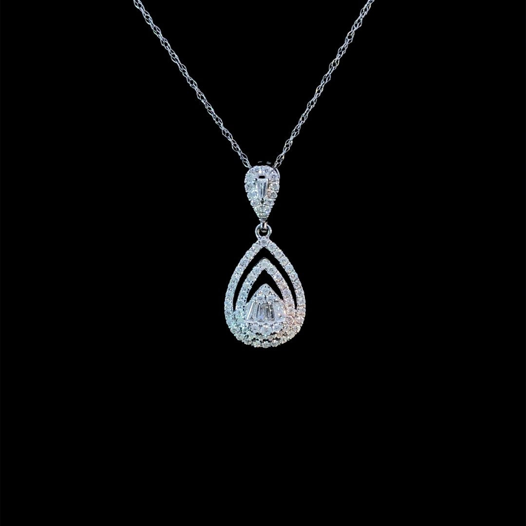 164223 - .50 ctw diamond pendant