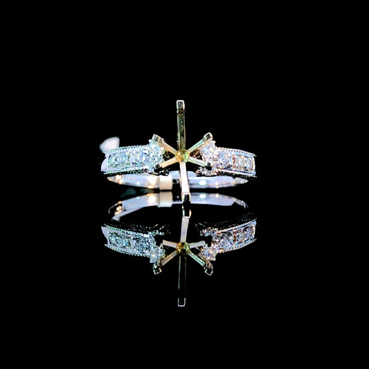 143994 - .23 ctw diamond semi mount