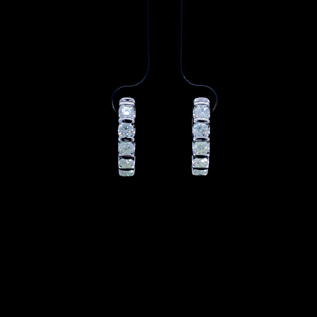 164231 - 2.00 ctw diamond hoops
