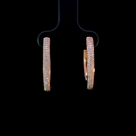 163122 - .45 ctw diamond earrings