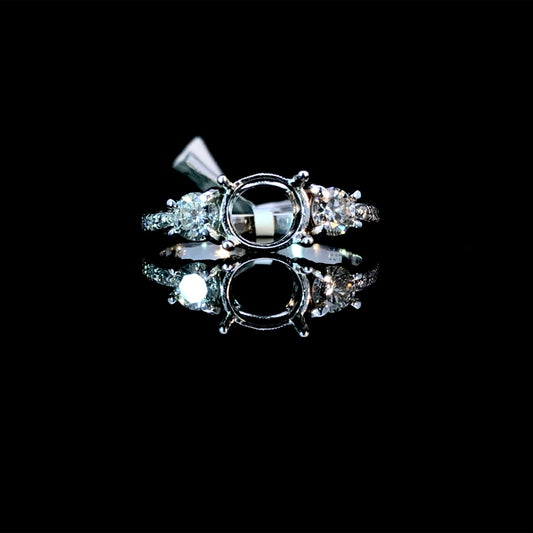 162651 - .56 ctw diamond semi mount