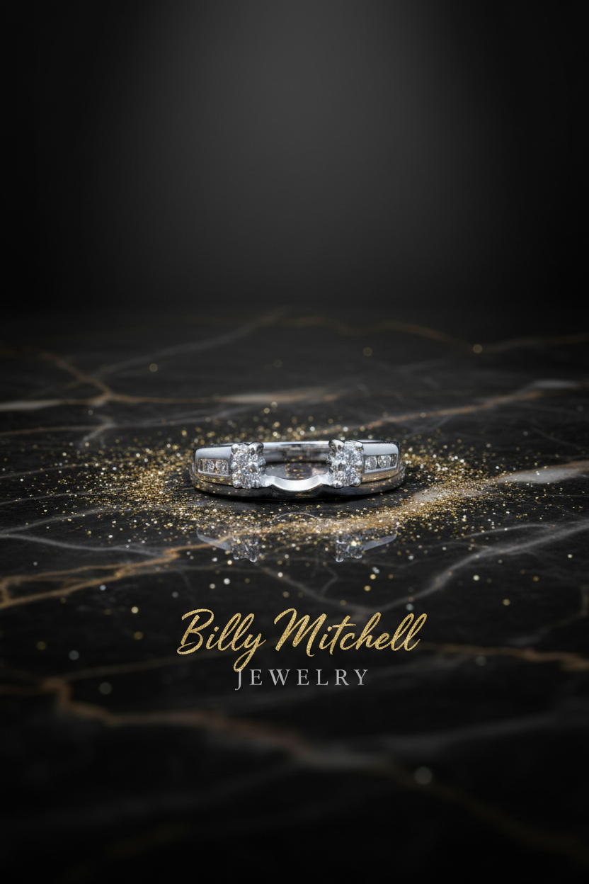 162062 - .12 ctw diamond ring wrap