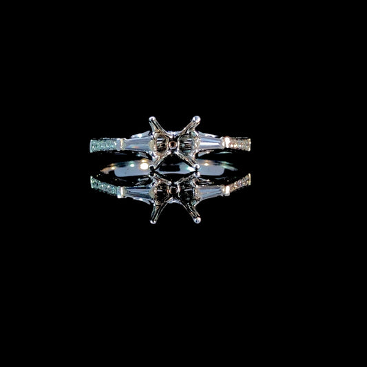 165411 - .30 ctw diamond semi mount