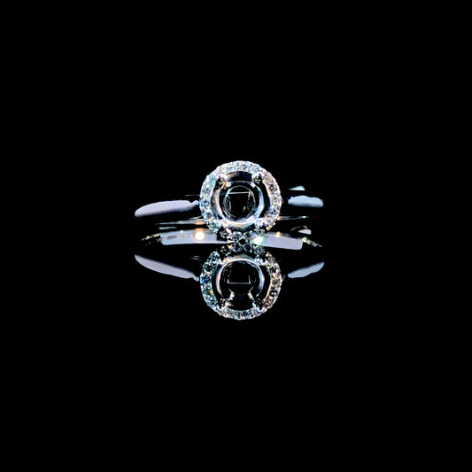 155167 - .07 ctw diamond semi mount
