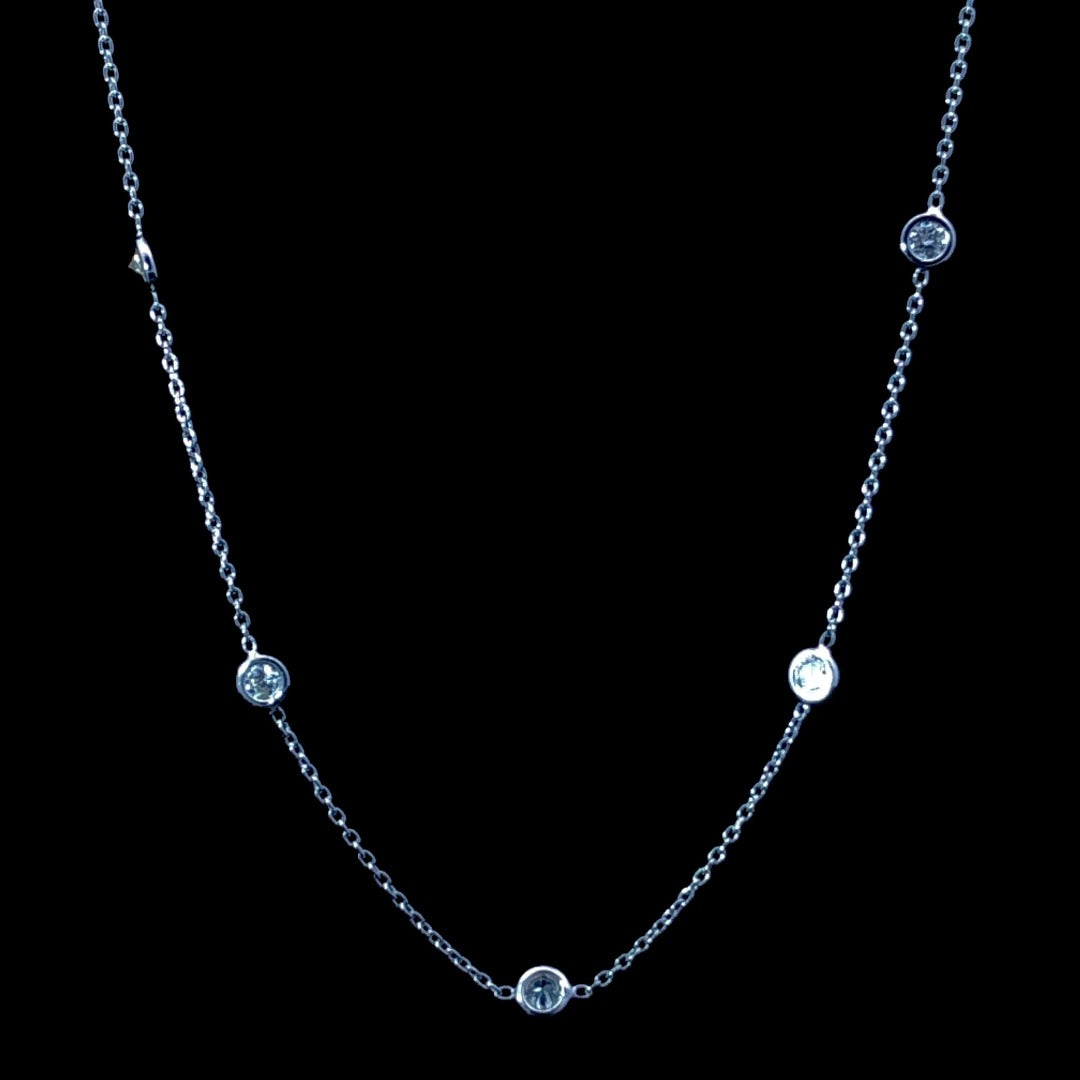 162208 - 1.00 ctw diamond necklace