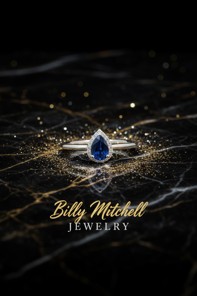 154633 - Sapphire and diamond ring