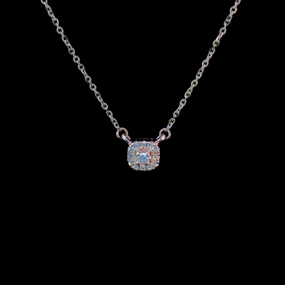 160898 - .10 ctw diamond pendant