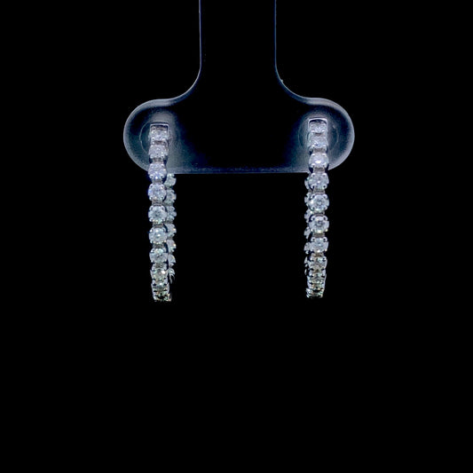 165301 - .50 ctw diamond earrings