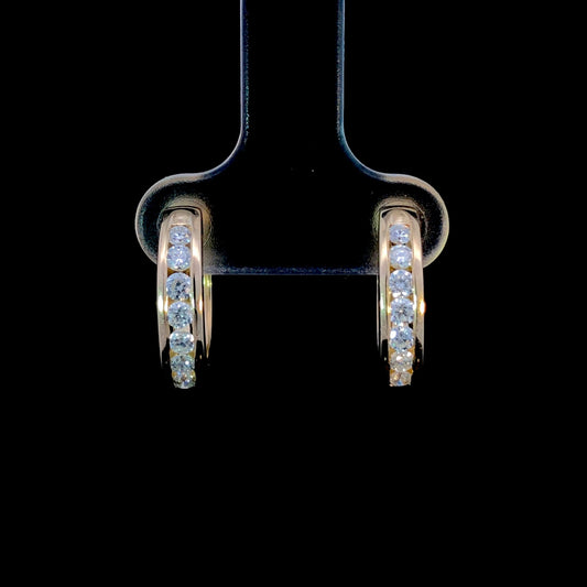 165386 - .50 ctw diamond earrings