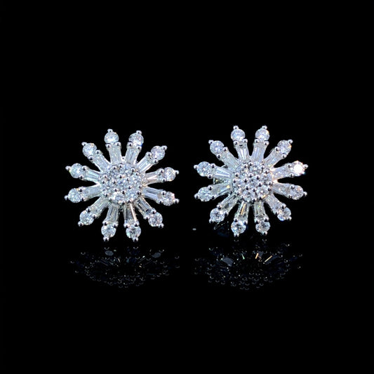 163117 - 1.33 ctw diamond earrings