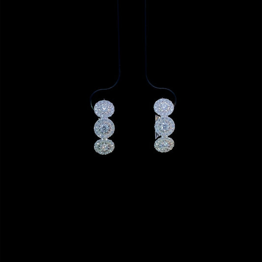 164244 - .60 ctw diamond earrings