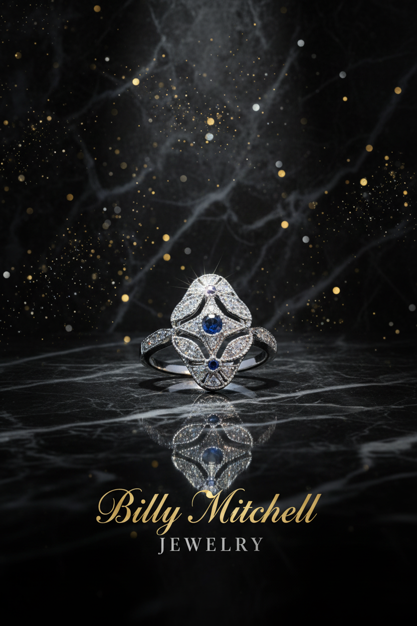 154835 - .33 ctw sapphire and diamond ring