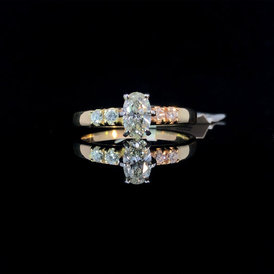 160133 - .71 ctw diamond ring