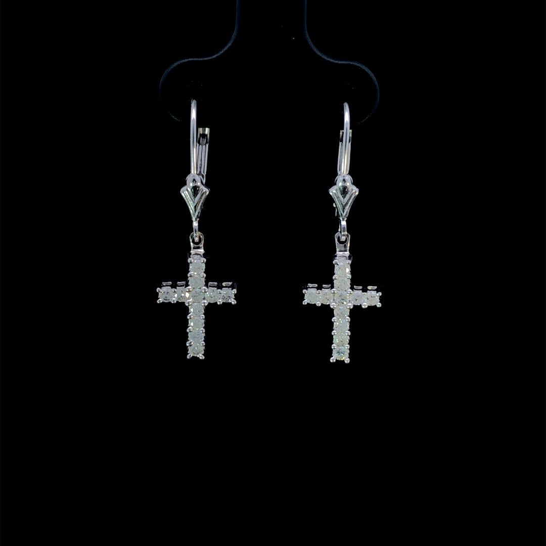 164468 - .40 ctw diamond earrings