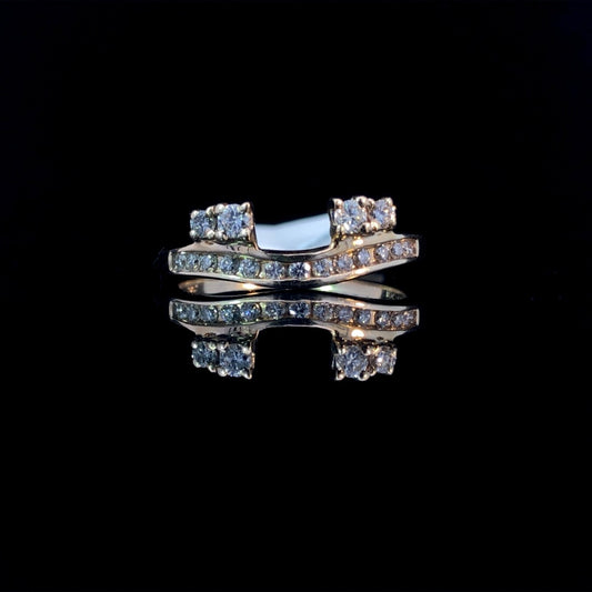 161792 - .26 ctw diamond ring guard