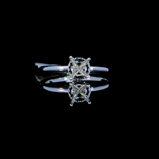 161695 - .08 ctw diamond semi mount