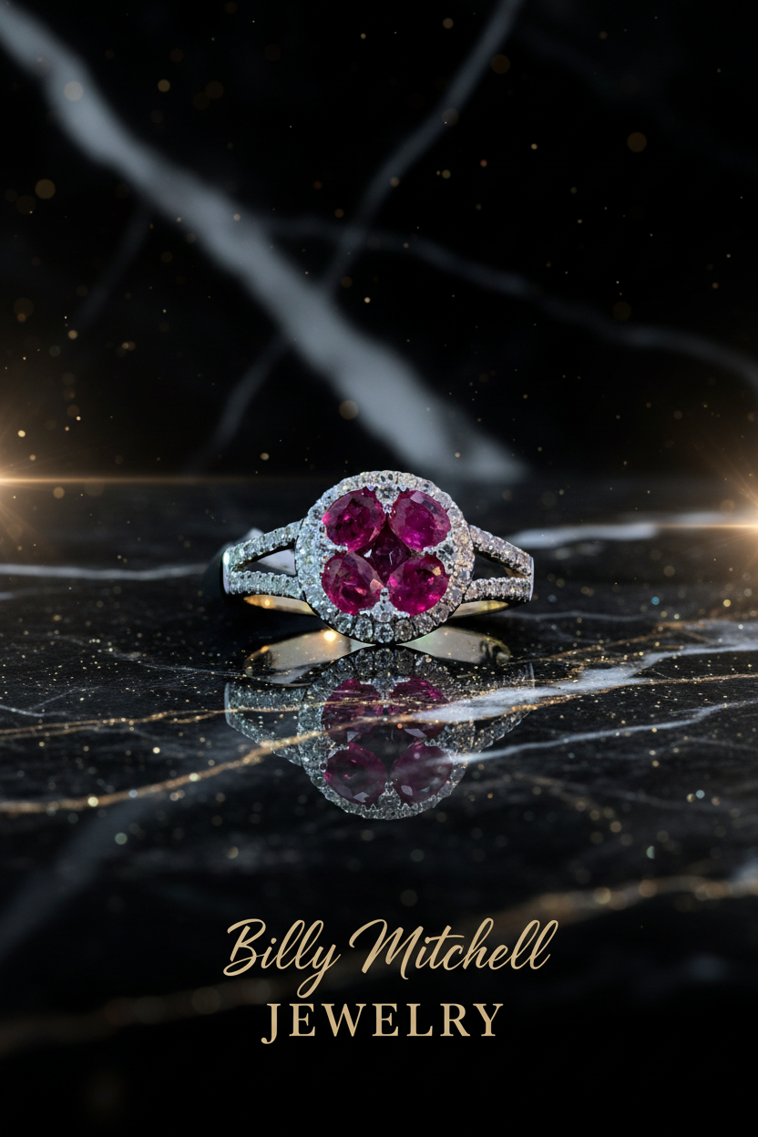 158904 - Ruby and diamond ring