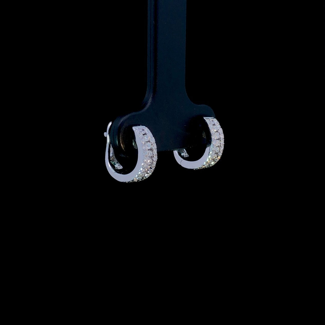 163609 - .33 ctw diamond hoops
