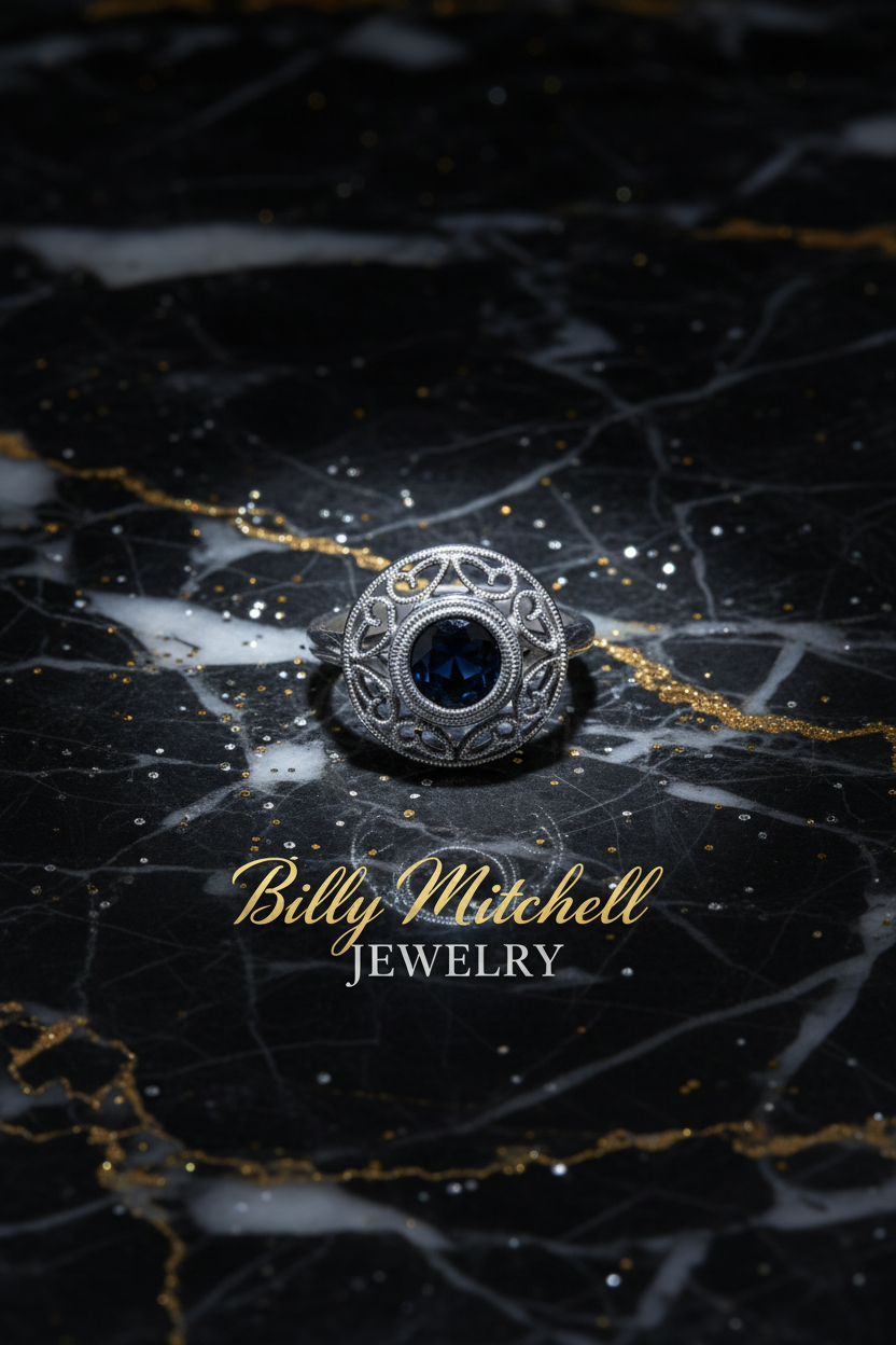 148374 - 1.10 ct sapphire ring