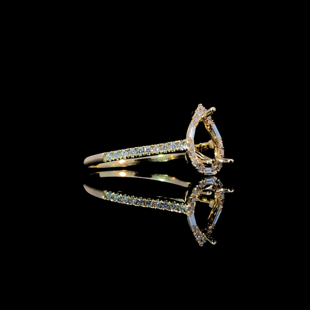 166346 - .24ctw diamond semi mount