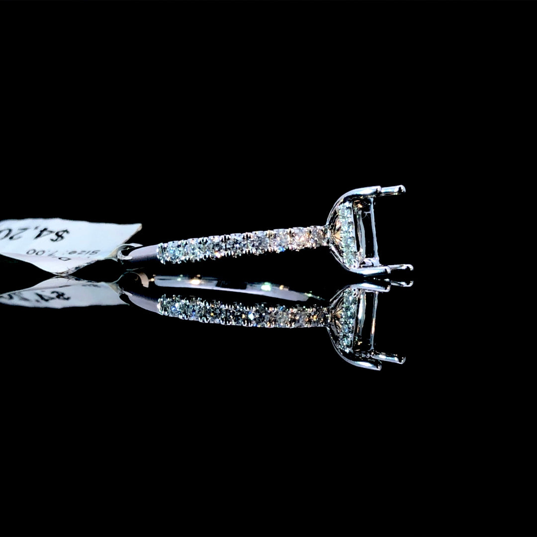 164868 - .40 ctw diamond semi mount