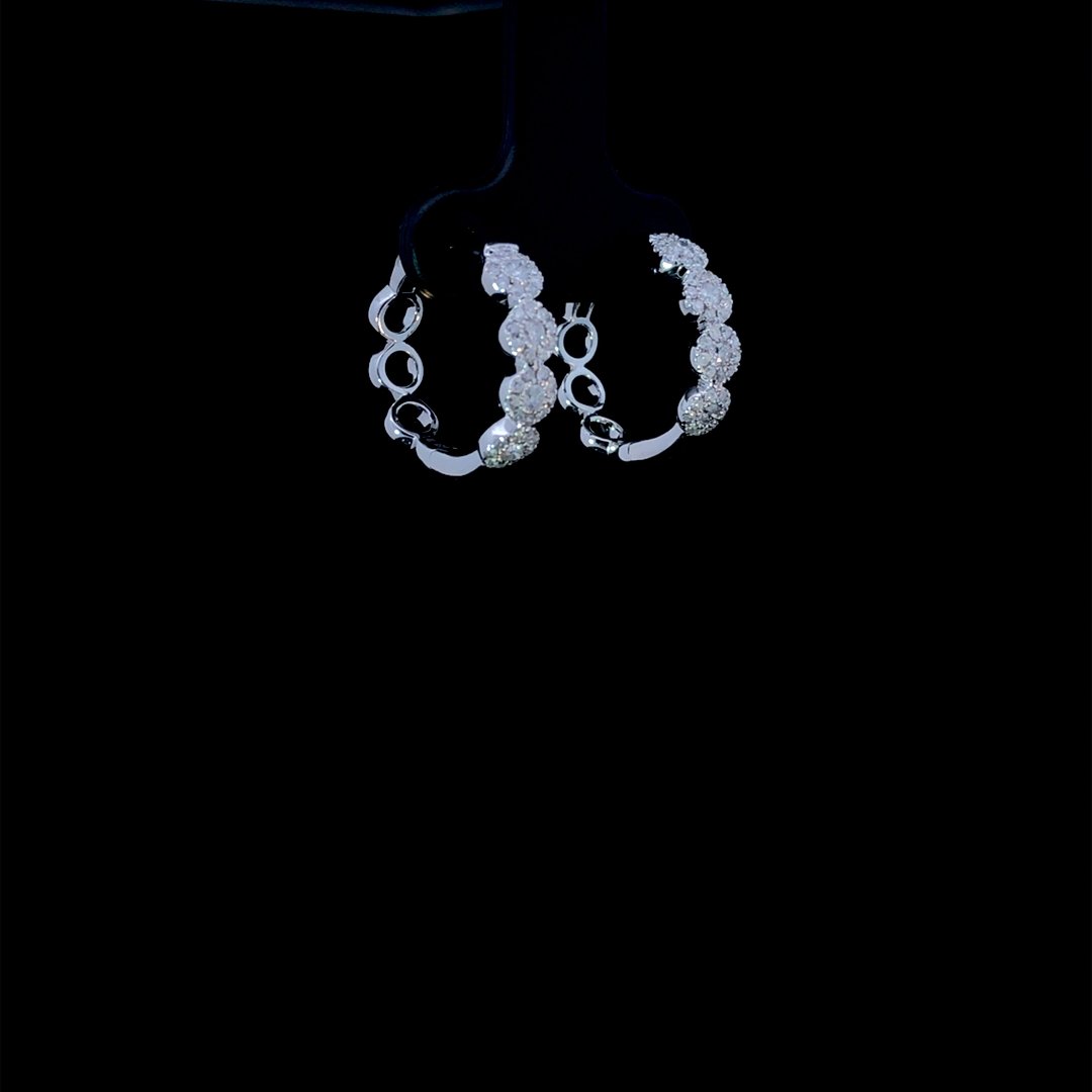 164279 - .50 ctw diamond hoops