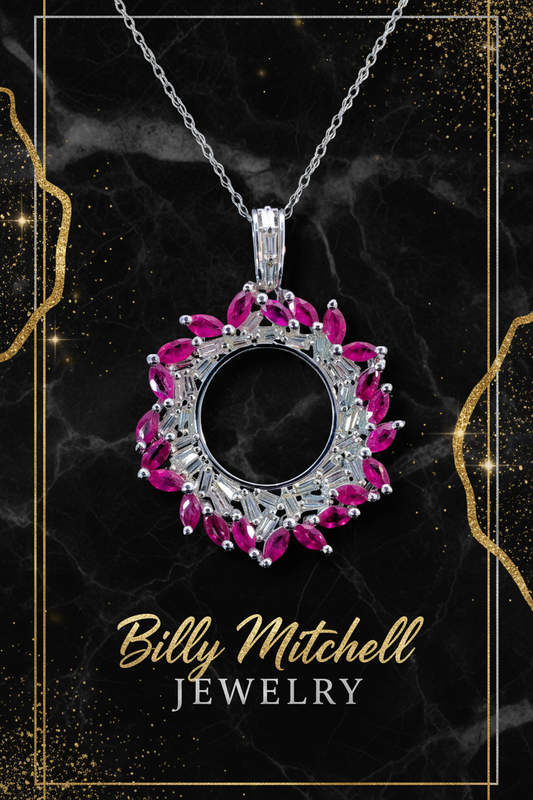 166985 - 2.64 ctw ruby and diamond pendant
