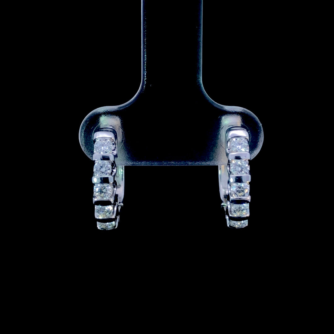 165512 - .50 ctw diamond hoops