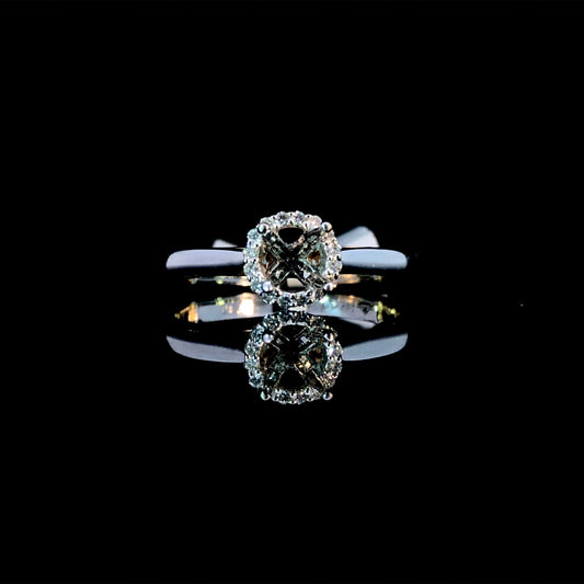 155773 - .10 ctw diamond semi mount