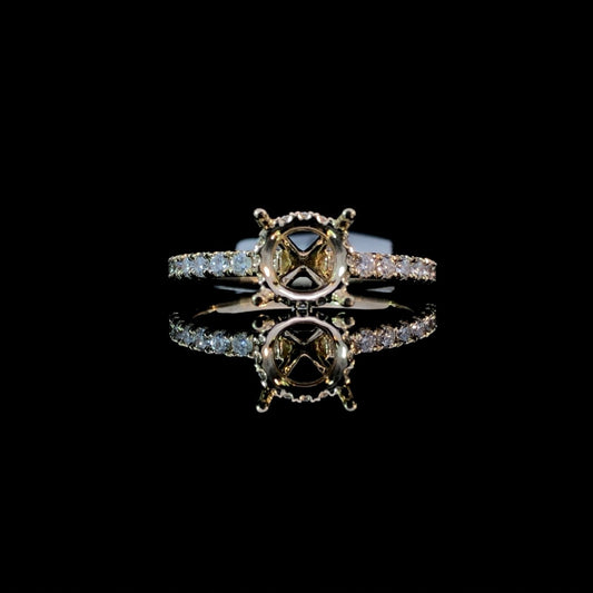 162340 - .40 ctw diamond semi mount