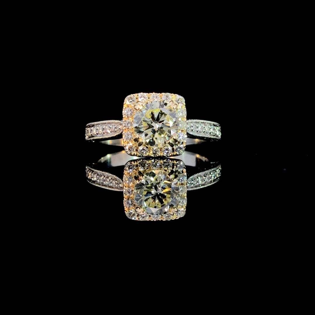 164665 - 1.49 ctw diamond ring