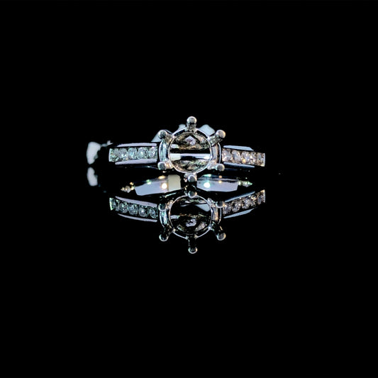 142211 - .23 ctw diamond semi mount