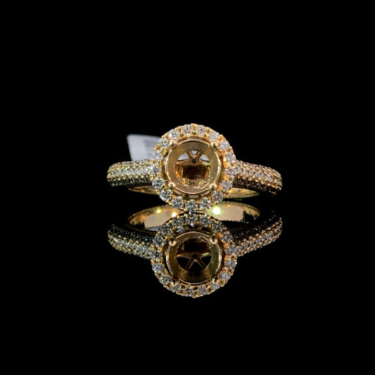 157861 - .69 ctw diamond semi mount