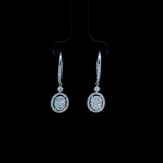 164242 - 1.00 ctw diamond earrings