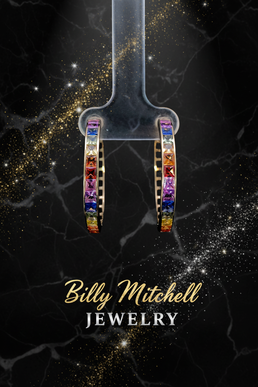 167151 - 4.79 ctw sapphire earrings